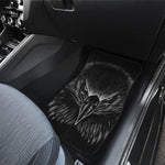 Black And White Eagle Print Front Car Floor Mats