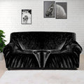 Black And White Eagle Print Sofa Cover