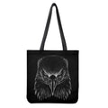 Black And White Eagle Print Tote Bag
