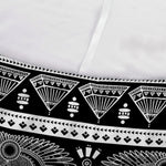 Black And White Egypt Pattern Print Sofa Cover