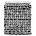 Black And White Ethnic Boho Print Duvet Cover Bedding Set