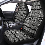 Black And White Ethnic Boho Print Universal Fit Car Seat Covers