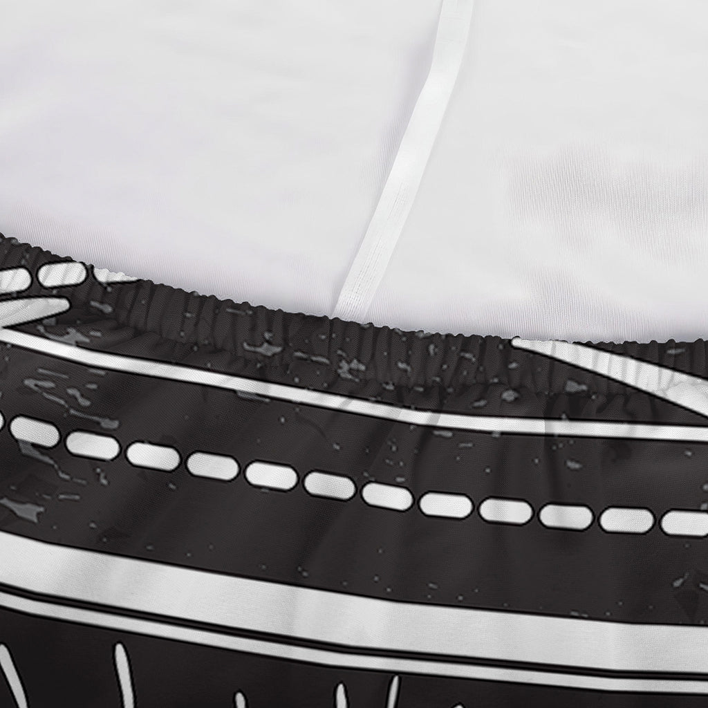 Black And White Eye of Providence Print Sofa Cover