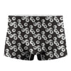 Black And White Eyeball Pattern Print Men's Boxer Briefs