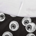 Black And White Eyeball Pattern Print Sofa Cover