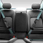 Black And White Fern Leaf Print Car Seat Belt Covers