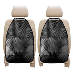 Black And White Fern Leaf Print Car Seat Organizers