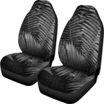 Black And White Fern Leaf Print Universal Fit Car Seat Covers