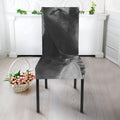 Black And White Funny Donkey Print Dining Chair Slipcover