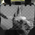 Black And White Funny Donkey Print Pet Car Back Seat Cover