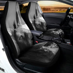 Black And White Funny Donkey Print Universal Fit Car Seat Covers