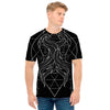 Black And White Gemini Sign Print Men's T-Shirt