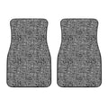 Black And White Geometric African Print Front Car Floor Mats