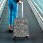 Black And White Geometric African Print Luggage Cover