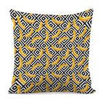 Black And White Geometric Banana Print Pillow Cover