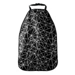 Black And White Geometric Mosaic Print Car Seat Organizers
