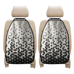 Black And White Geometric Pattern Print Car Seat Organizers