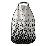 Black And White Geometric Pattern Print Car Seat Organizers
