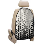 Black And White Geometric Pattern Print Car Seat Organizers