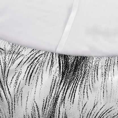 Black And White German Shepherd Print Sofa Cover