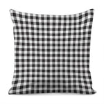 Black And White Gingham Pattern Print Pillow Cover