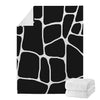 Black And White Giraffe Pattern Print Blanket