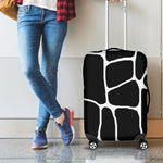 Black And White Giraffe Pattern Print Luggage Cover
