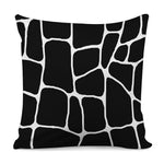 Black And White Giraffe Pattern Print Pillow Cover