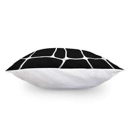Black And White Giraffe Pattern Print Pillow Cover