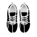 Black And White Giraffe Pattern Print White Sneakers