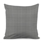 Black And White Glen Plaid Print Pillow Cover