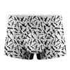 Black And White Guns Pattern Print Men's Boxer Briefs