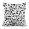 Black And White Guns Pattern Print Pillow Cover