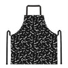 Black And White Halloween Bat Print Apron