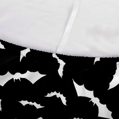 Black And White Halloween Bat Print Sofa Cover