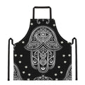 Black And White Hamsa Print Apron