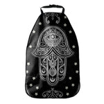 Black And White Hamsa Print Car Seat Organizers