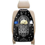 Black And White Hamsa Print Car Seat Organizers