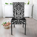 Black And White Hamsa Print Dining Chair Slipcover