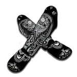 Black And White Hamsa Print Muay Thai Shin Guard