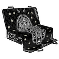 Black And White Hamsa Print Pet Car Back Seat Cover