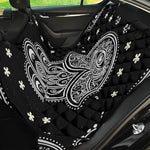 Black And White Hamsa Print Pet Car Back Seat Cover