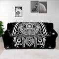 Black And White Hamsa Print Sofa Cover