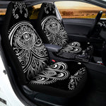 Black And White Hamsa Print Universal Fit Car Seat Covers