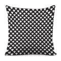 Black And White Heart Pattern Print Pillow Cover