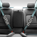 Black And White Holy Bible Pattern Print Car Seat Belt Covers