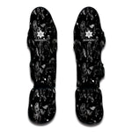 Black And White Horse Pattern Print Muay Thai Shin Guard