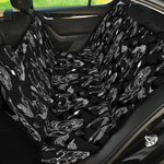 Black And White Horse Pattern Print Pet Car Back Seat Cover
