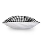 Black And White Houndstooth Print Pillow Cover