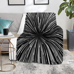 Black And White Hyperspace Print Blanket